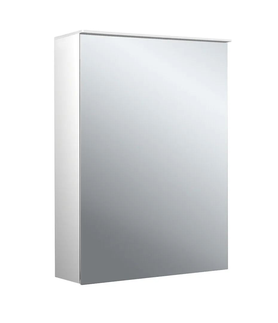 Lichtspiegelschrank pure IILichtsegel, Aufputz,mit Waschtischbeleuchtung,1 Tür, 500mm