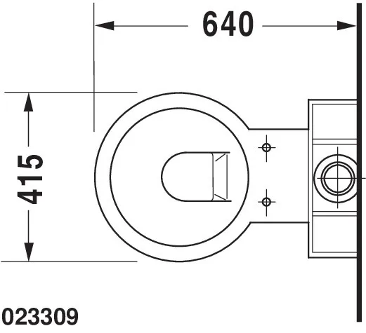 Stand-WC Kombi Starck 1 640 mm Tiefspüler, fürSPK, Abg.Vario, weiß Stand-WC Kombi Starck 1 640 mm Tiefspüler, fürSPK, Abg.Vario, weiß