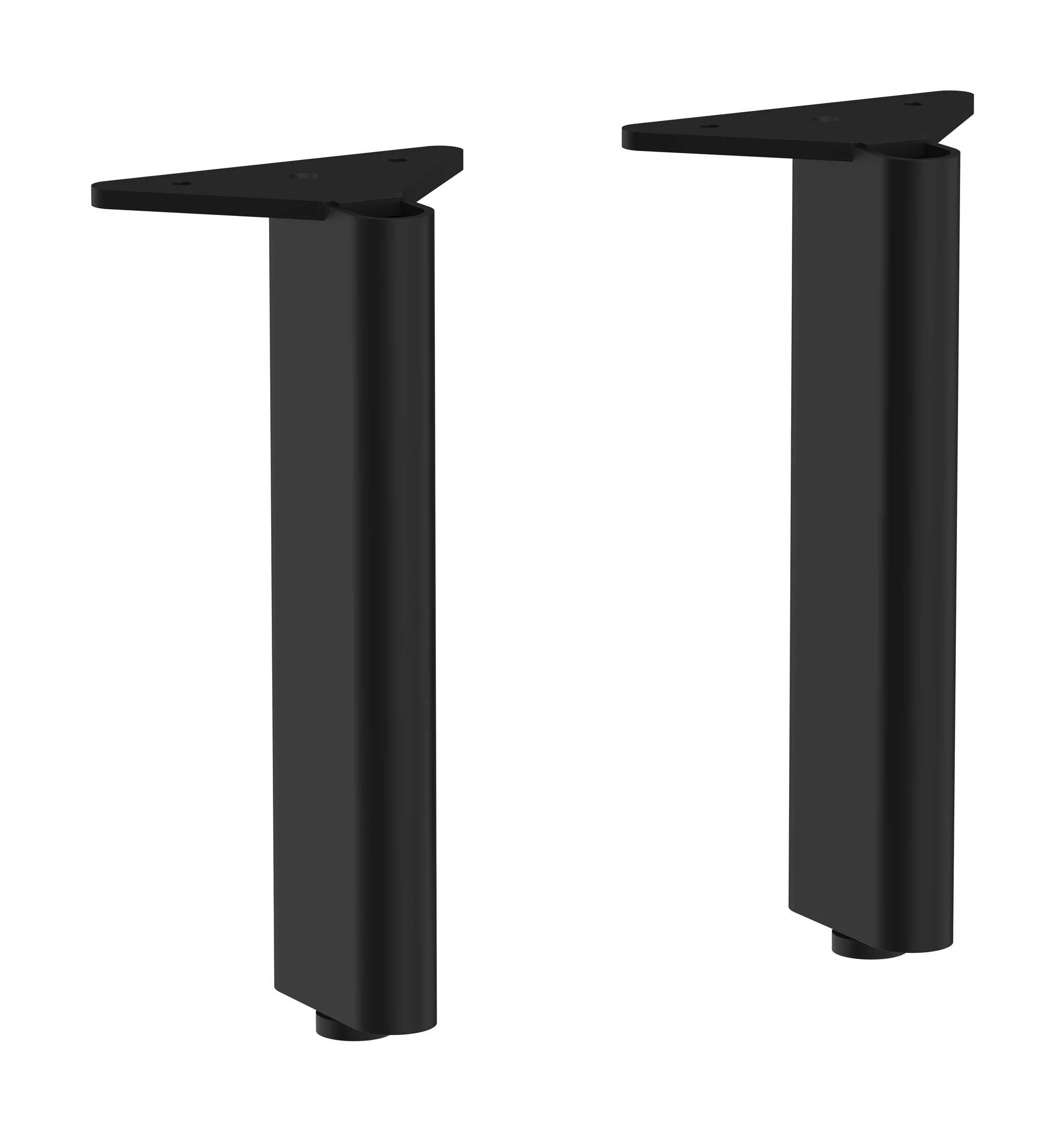 Hansgrohe Xelu Q Möbelfüße, mattschwarz, 175x60 mm, Höhe 174 mm, 2 Stück