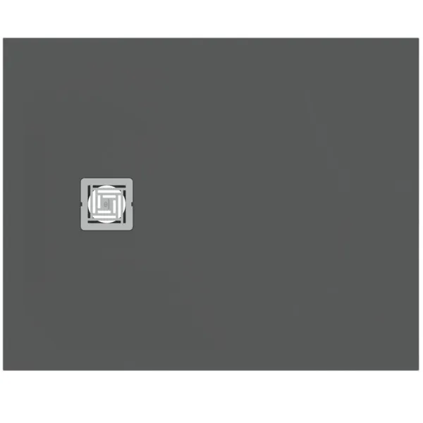 Ideal Standard Duschwanne „UltraFlatS+“ 80 × 100 cm in Quarzgrau