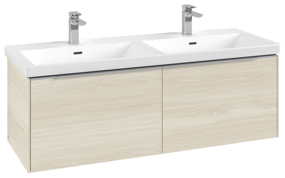 Villeroy & Boch Subway 3.0 Waschbeckenunterschrank C567L0, 1272x429x478mm, White Oak Villeroy & Boch Subway 3.0 Waschbeckenunterschrank C567L0, 1272x429x478mm, White Oak