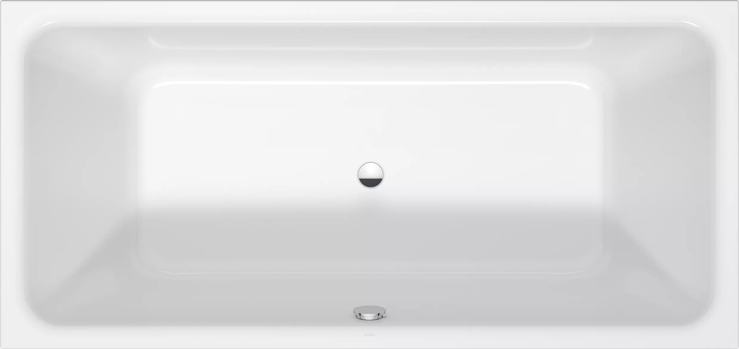 Badundu Badewanne rechteck 1900 × 900 mm, Mittelablauf Badundu Badewanne rechteck 1900 × 900 mm, Mittelablauf