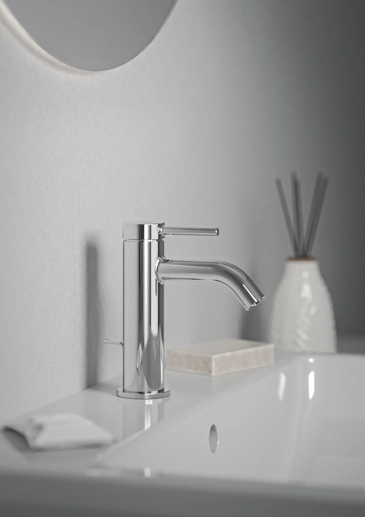 Ideal Standard Waschtischarmatur Ceraline Nuovo Ausladung 105mm mit Ablaufgarnitur Chrom Ideal Standard Waschtischarmatur Ceraline Nuovo Ausladung 105mm mit Ablaufgarnitur Chrom