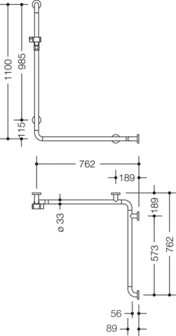 HEWI Haltegriff „Serie 801“
