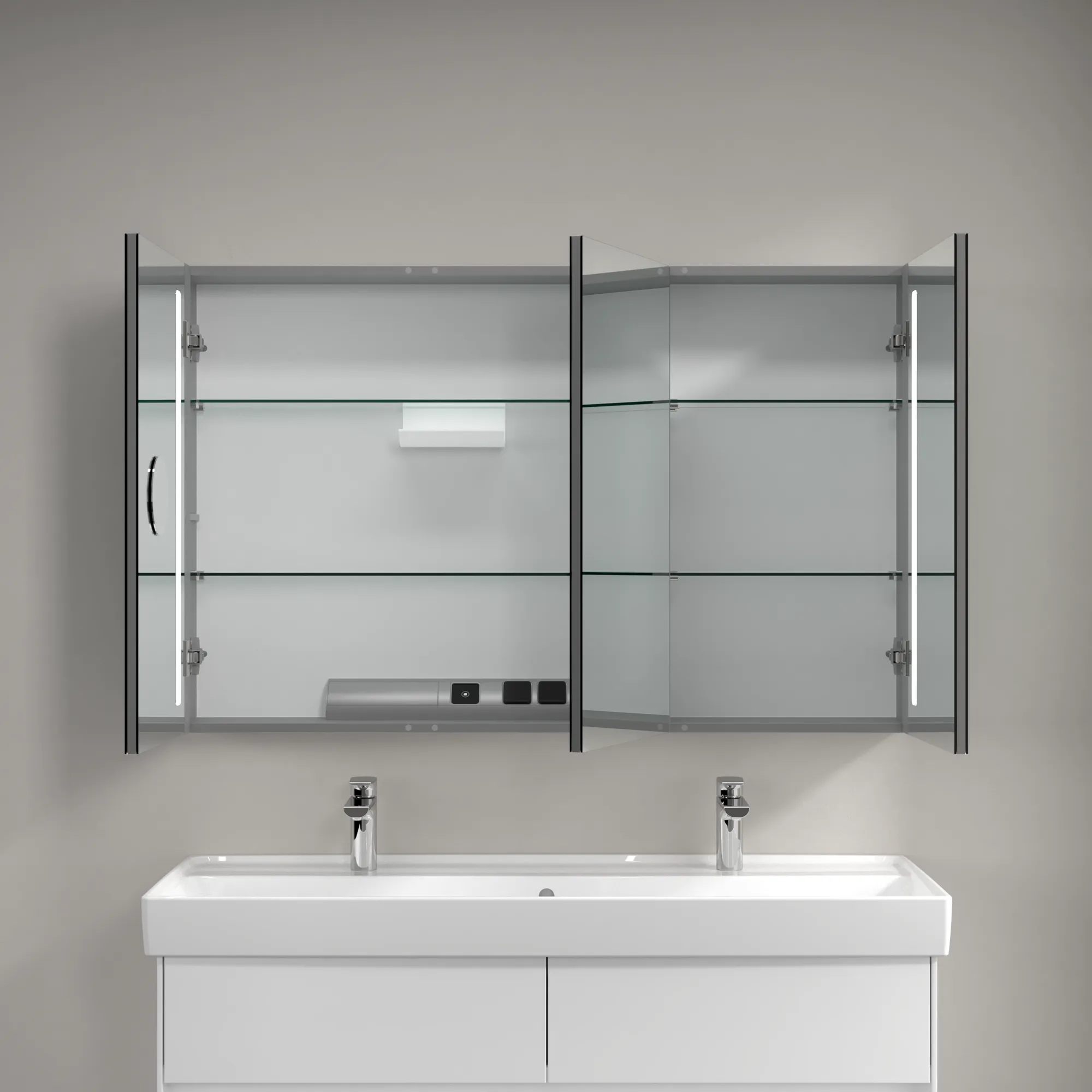 Villeroy & Boch Vorbau-Spiegelschrank „My View 14“ 1200 × 750 × 173 mm in White Matt Villeroy & Boch Vorbau-Spiegelschrank „My View 14“ 1200 × 750 × 173 mm in White Matt