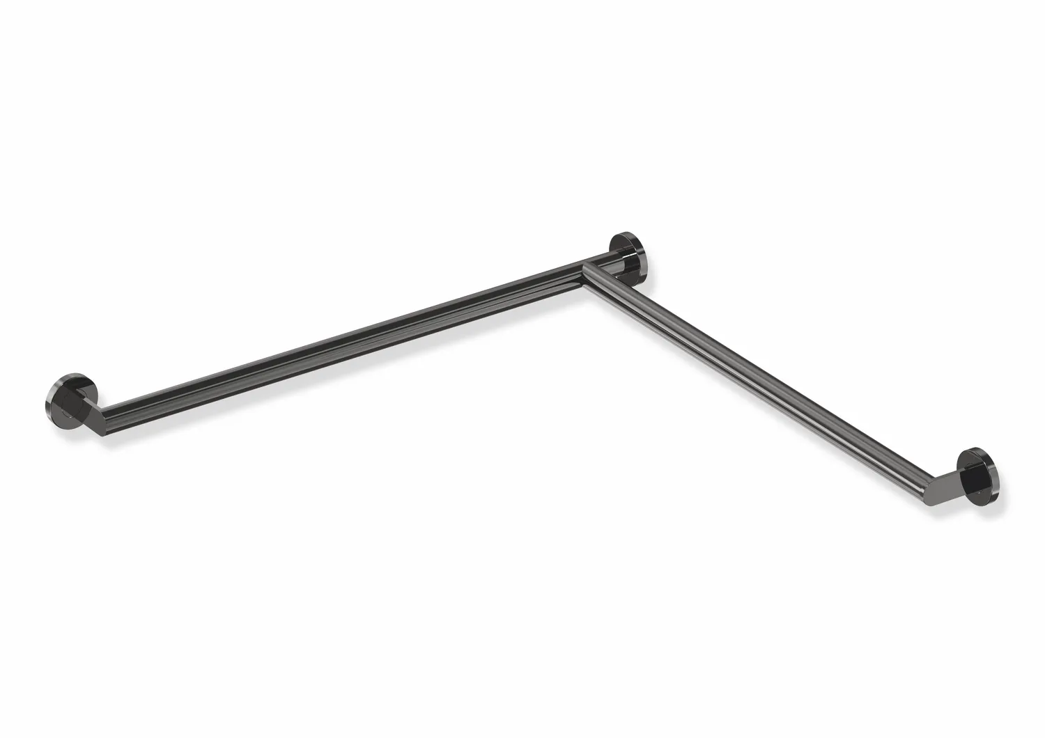 HEWI System 900 Duschhandlauf, Edelstahl, PVD schwarzchr glzd HEWI System 900 Duschhandlauf, Edelstahl, PVD schwarzchr glzd