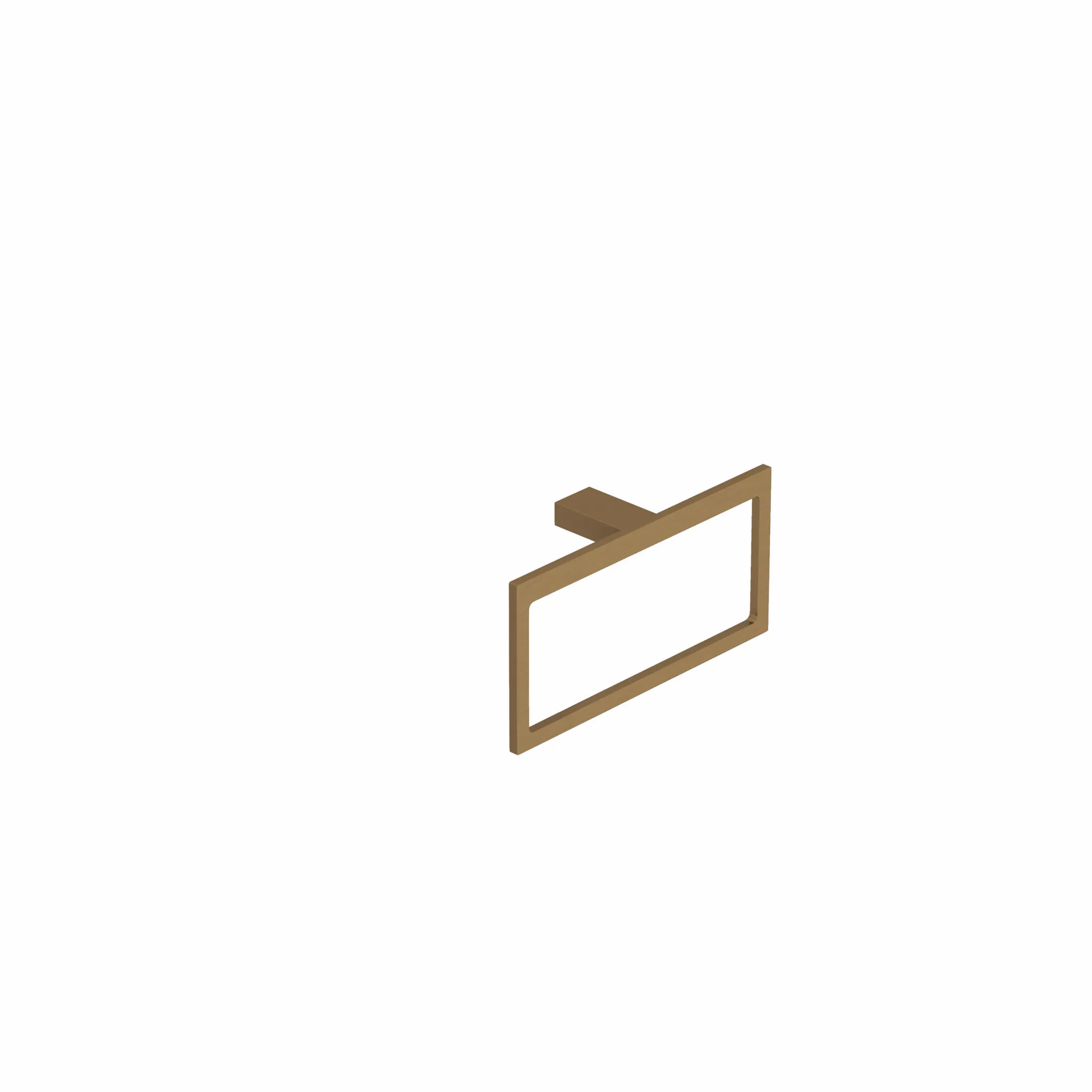 Kludi-VELA C Handtuchring Brushed Bronze – Wandmontage mit Schrauben und Dübel