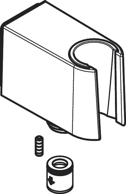 Hansgrohe Handbrausehalter FixFit Porter Chrom - hochwertiger Halter für die FixFit Porter-Handbrause in chromatischer Optik Hansgrohe Handbrausehalter FixFit Porter Chrom - hochwertiger Halter für die FixFit Porter-Handbrause in chromatischer Optik