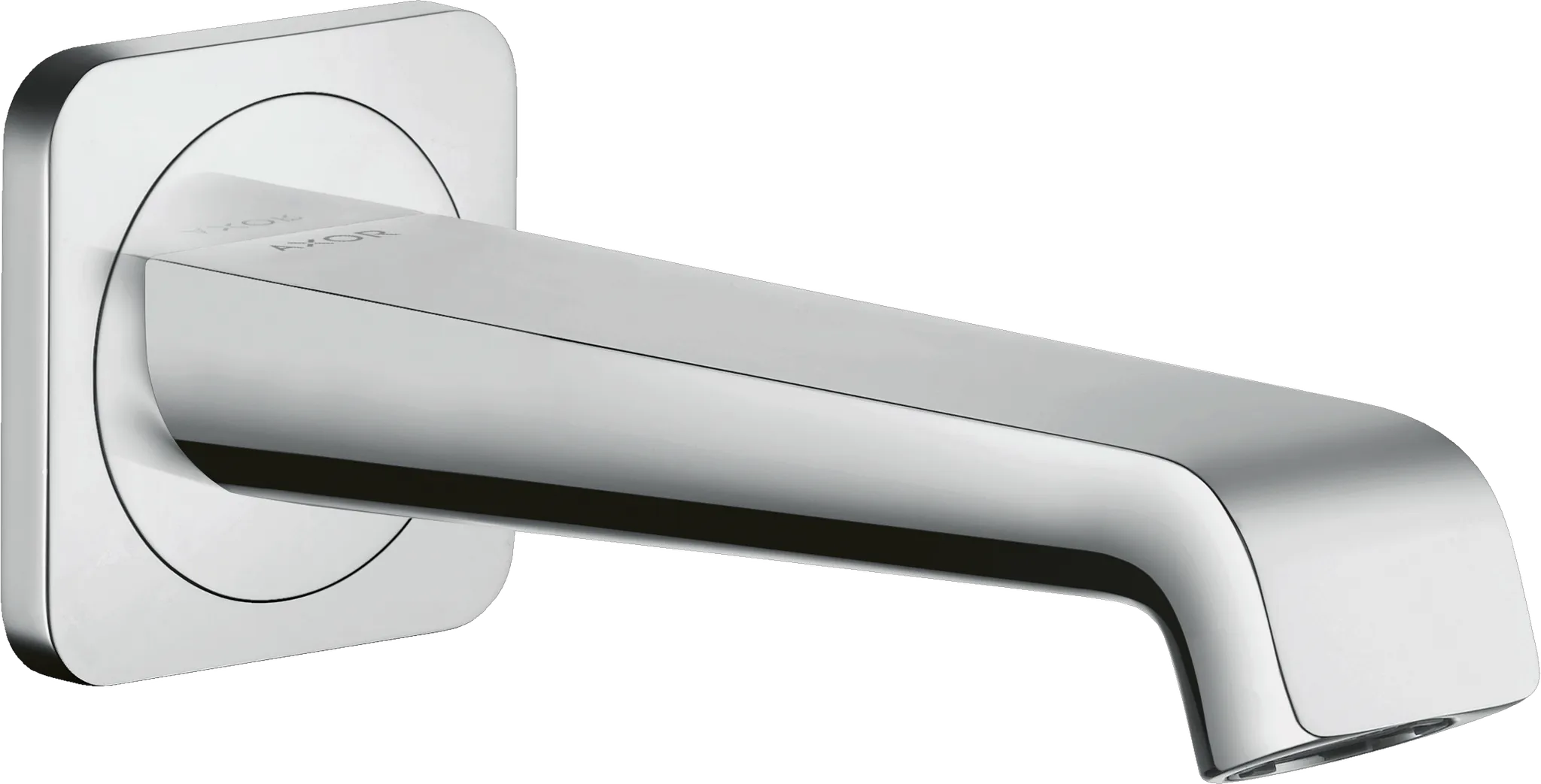 Hansgrohe Axor Citterio E Wanneneinlauf Chrom, DN20, Ausladung 181 mm, Laminarstrahl, max. Durchfluss 23 l/min bei 3 bar