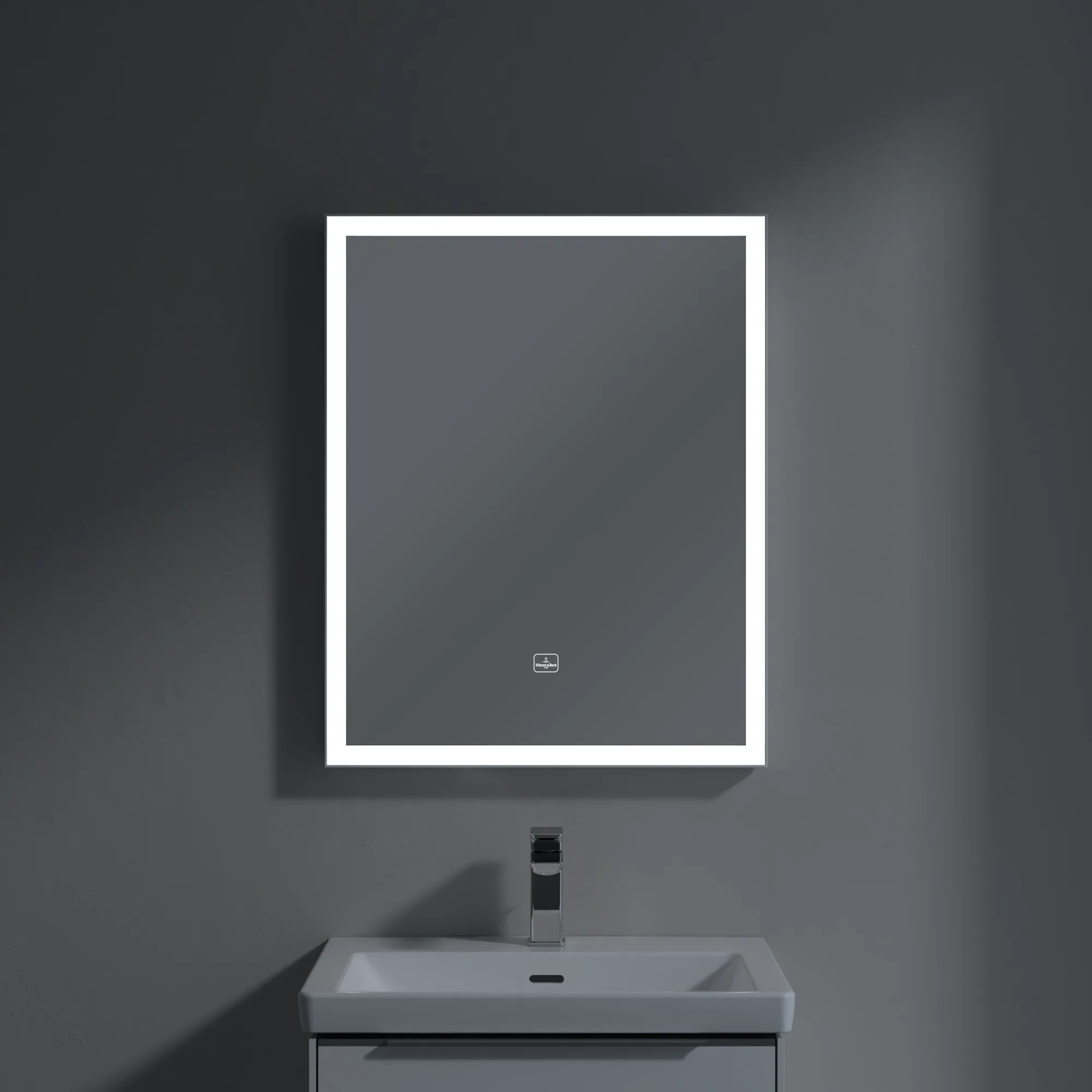 Villeroy & Boch Spiegel „Subway 3.0“ 60 × 75 cm in White Matt