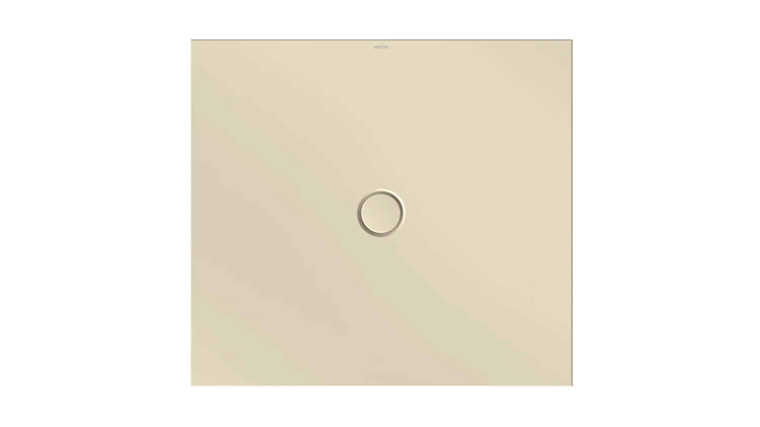 Bette rechteck Duschwanne „BetteFloor“ 1100 × 1000 mm ohne Oberflächenbeschichtung, mit BetteGlasur Plus, ohne Wannenträger, in Jasmin