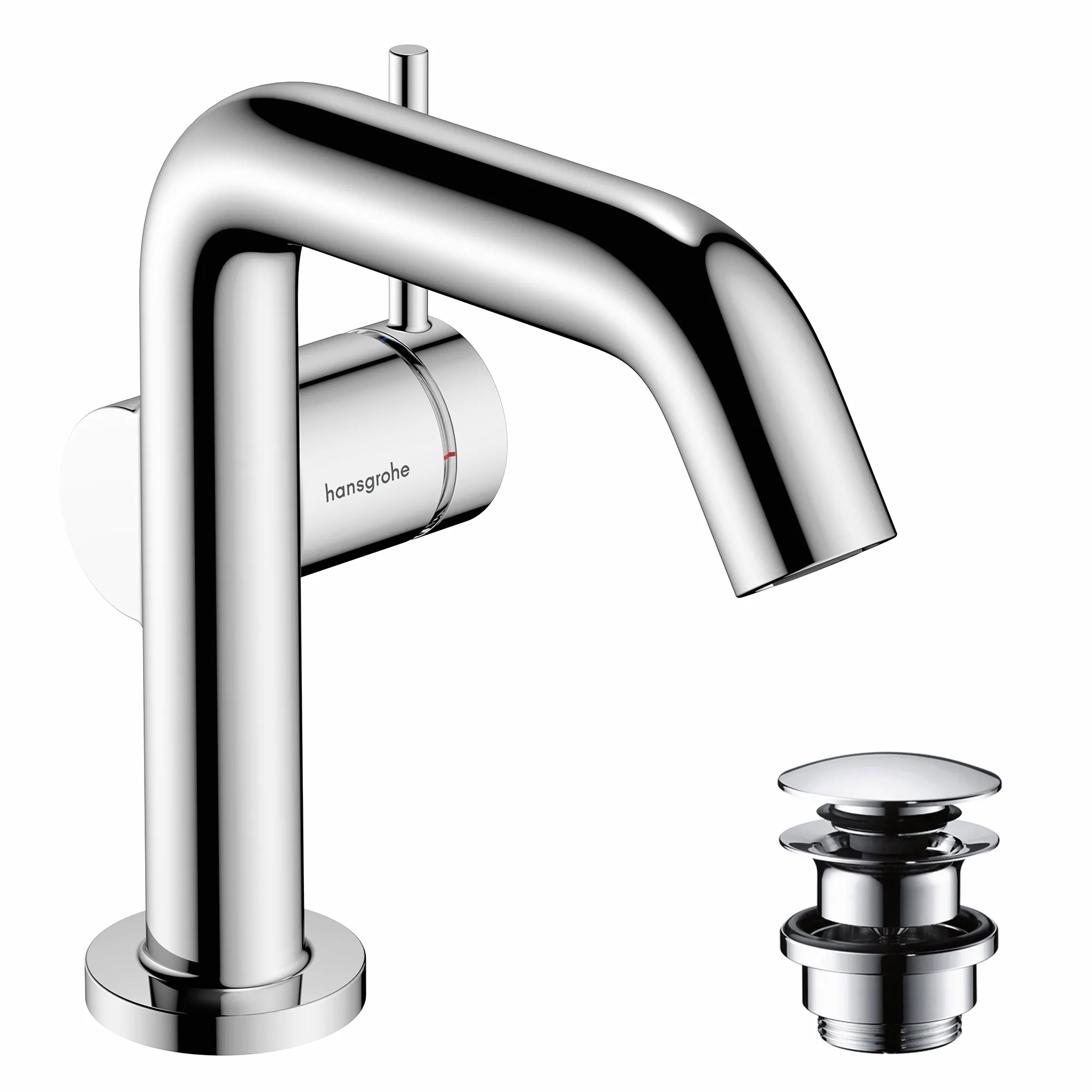 Hansgrohe Tecturis S Einhebel-Waschtischmischer 110 Fine CoolStart EcoSmart+ mit Push-Open Ablaufgarnitur, Chrom Hansgrohe Tecturis S Einhebel-Waschtischmischer 110 Fine CoolStart EcoSmart+ mit Push-Open Ablaufgarnitur, Chrom