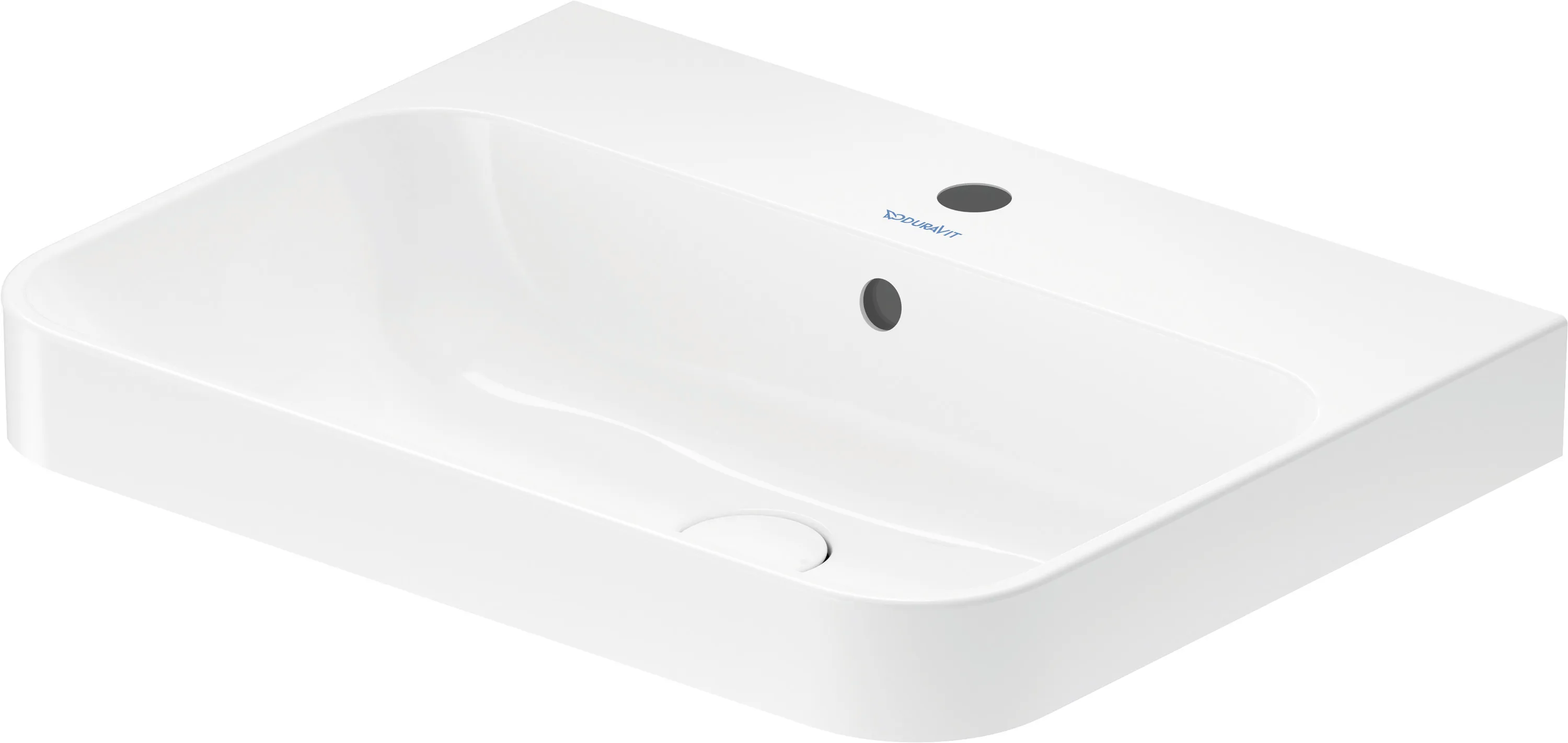 Aufsatzwaschtisch „Happy D.2 Plus“, mit Überlauf, Hahnlochposition mittig Aufsatzwaschtisch „Happy D.2 Plus“, mit Überlauf, Hahnlochposition mittig