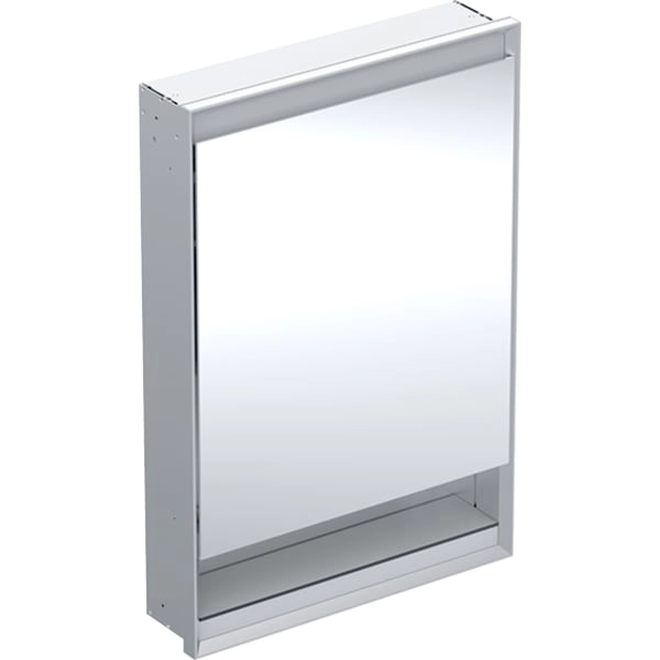 Geberit Spiegelschrank „One“ 60 × 15 cm in Aluminium eloxiert