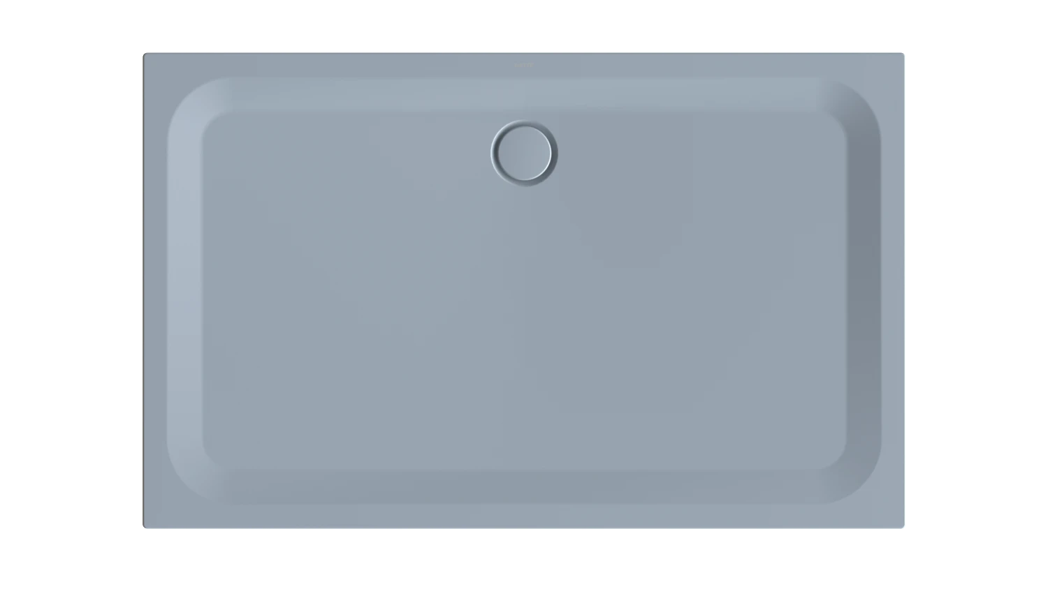 Bette rechteck Duschwanne „BetteUltra“ 1600 × 1000 mm ohne Oberflächenbeschichtung, ohne Oberflächenveredelung, ohne Wannenträger, in Blue Satin