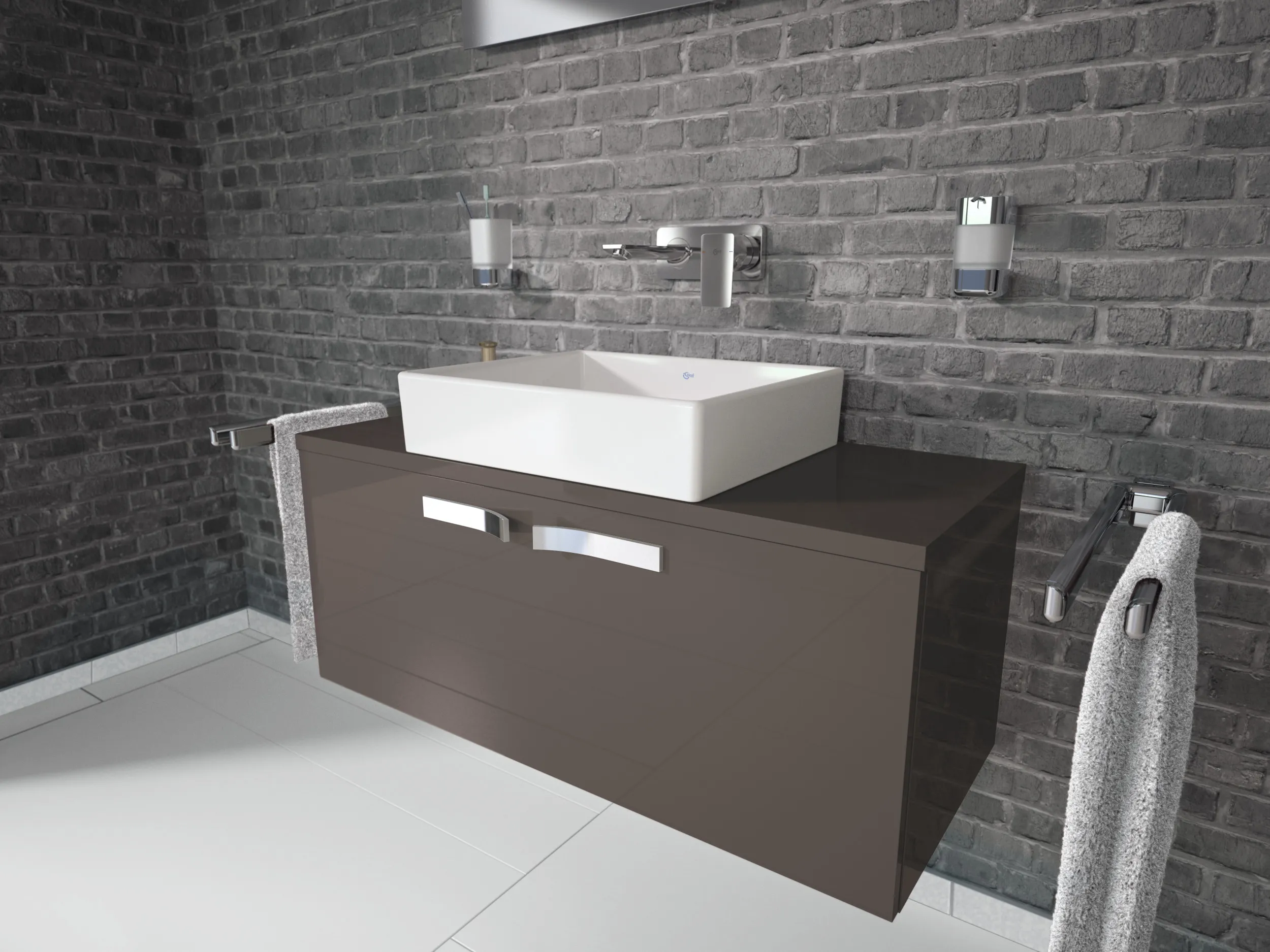 Waschbecken „Strada“ 50 × 42 × 14 cm Waschbecken „Strada“ 50 × 42 × 14 cm