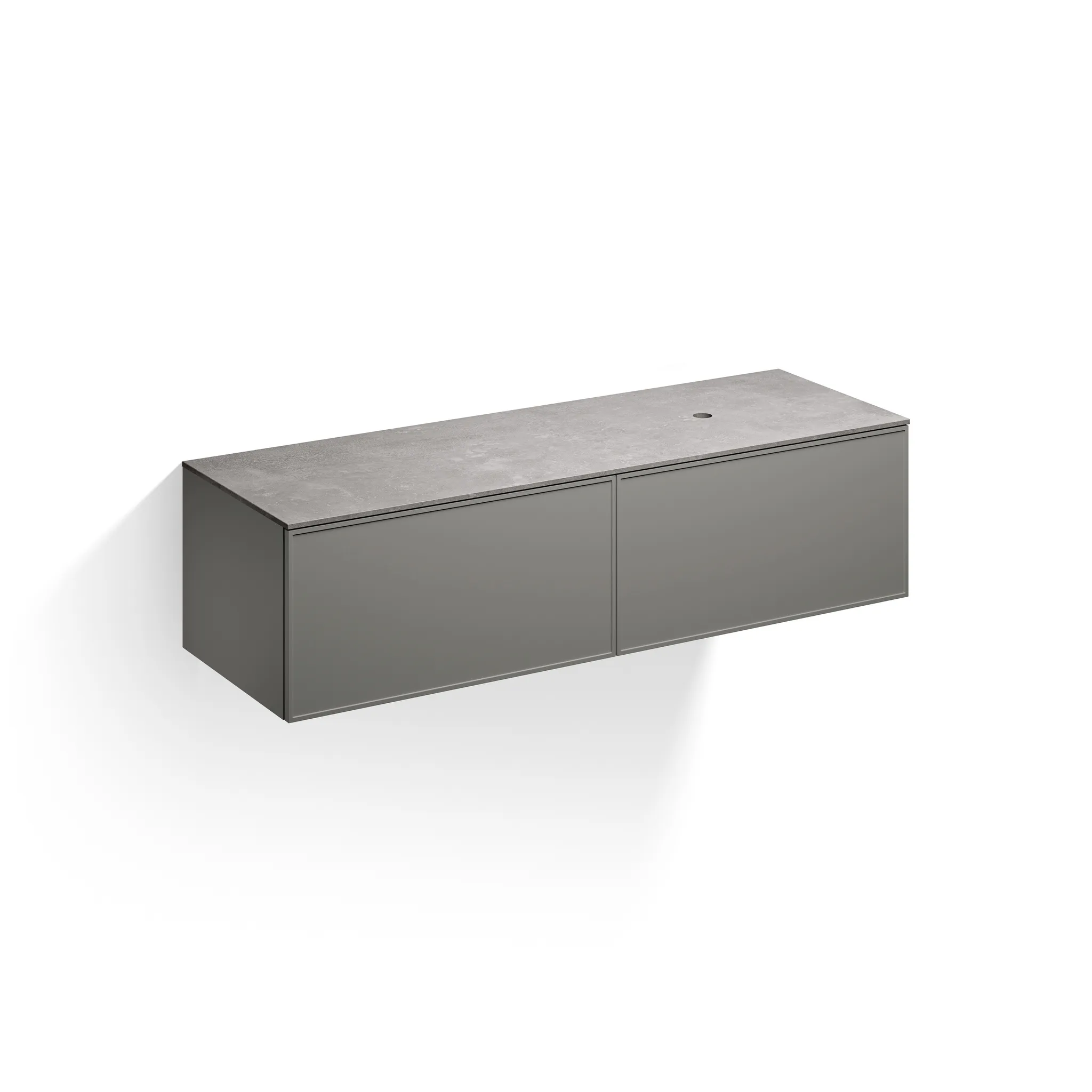 Alape Möbelmodul Arkta 1600x400 NY Silk/Quarzgrau