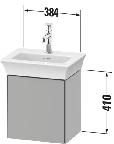 Duravit Waschtischunterschrank wandhängend „White Tulip“ 38,4 × 41 × 29,8 cm Duravit Waschtischunterschrank wandhängend „White Tulip“ 38,4 × 41 × 29,8 cm
