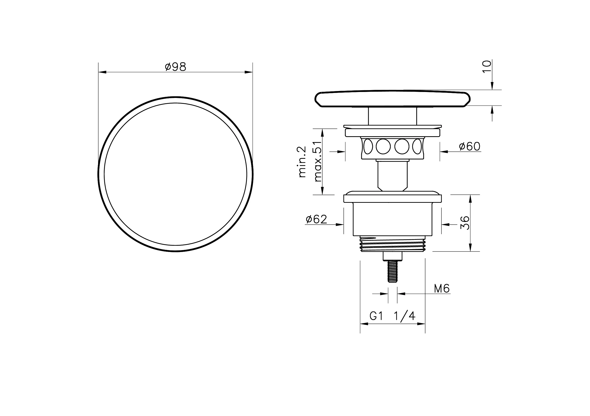 Push-to-Close-Ventil mit rundem Ventildeckel aus Keramik 10 x 10 x 12 cm (BxTxH) Edelweiß mit Oberflächenveredelung Clean Push-to-Close-Ventil mit rundem Ventildeckel aus Keramik 10 x 10 x 12 cm (BxTxH) Edelweiß mit Oberflächenveredelung Clean