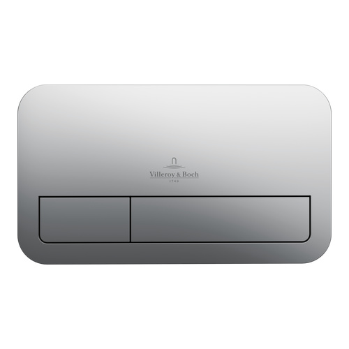 WC-Betätigungsplatte ViConnect Installationssysteme 922490, 253 x 145 x 10 mm, 2-Mengen-Spülung, Chrom Edelmatt WC-Betätigungsplatte ViConnect Installationssysteme 922490, 253 x 145 x 10 mm, 2-Mengen-Spülung, Chrom Edelmatt