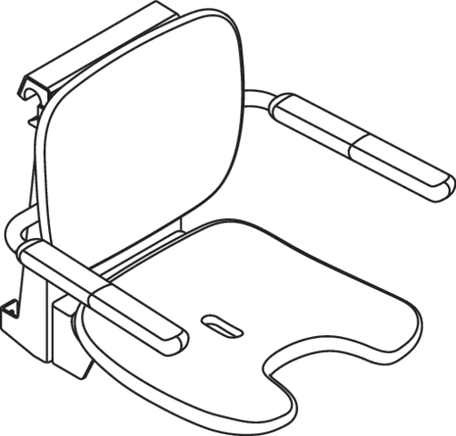 Einhängesitz „Serie 802 LifeSystem“ in Anthrazit glänzend / Anthrazit matt Einhängesitz „Serie 802 LifeSystem“ in Anthrazit glänzend / Anthrazit matt