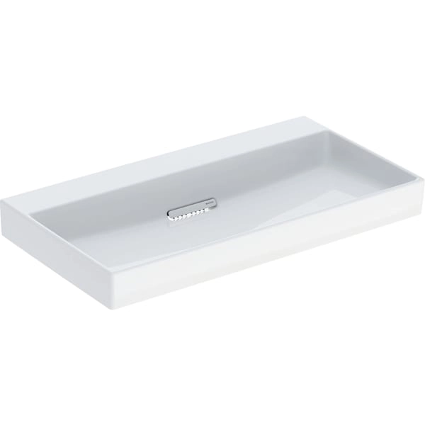 Wandwaschtisch „One“ mit horizontalem Ablauf, rechteckig 90 × 48 cm mit KeraTect® Wandwaschtisch „One“ mit horizontalem Ablauf, rechteckig 90 × 48 cm mit KeraTect®