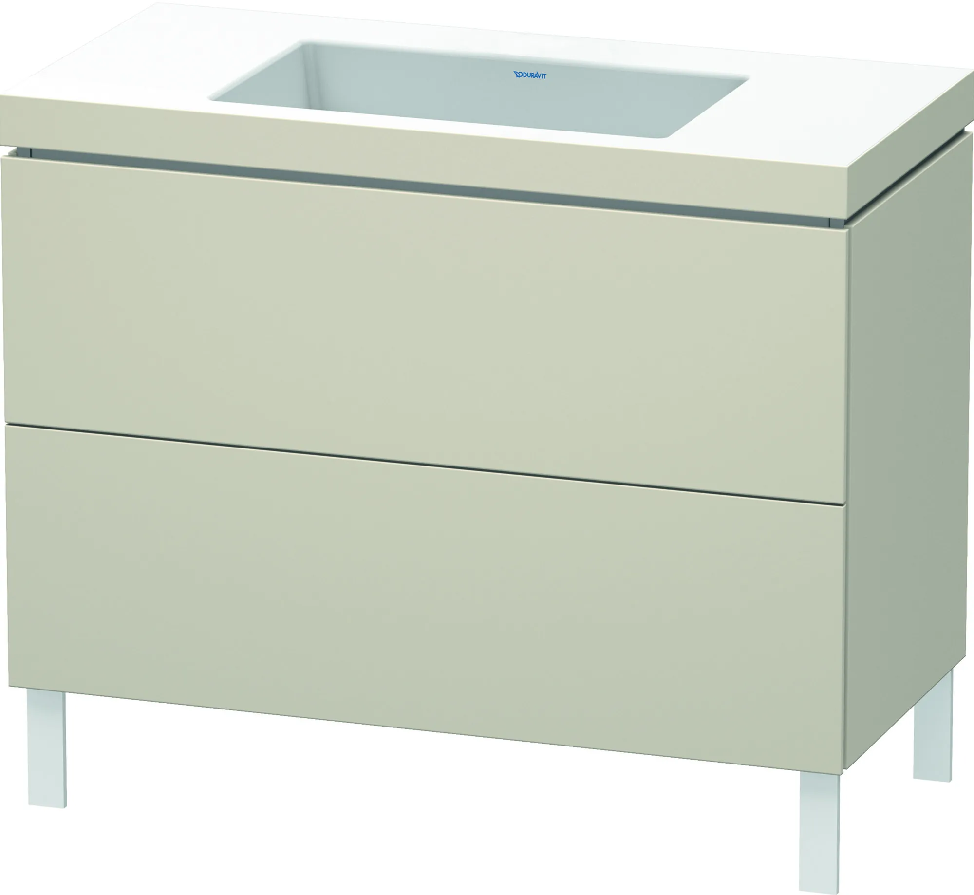 Duravit Set bodenstehend „L-Cube“ 100 × 48 × 69,8 cm
