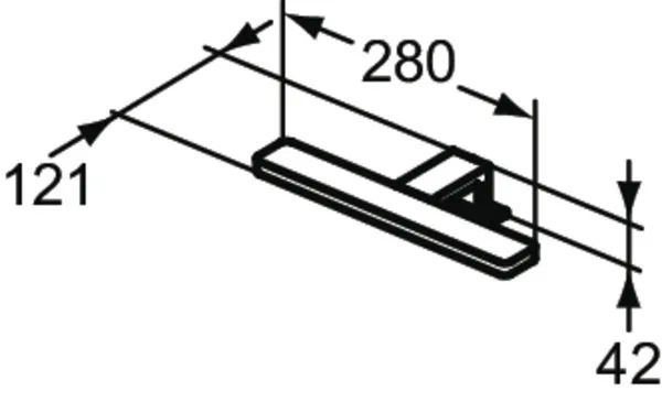 LED-Lampe Mirror&Light LF1217-M 280mm 5.5W 230V 600K Chrom LED-Lampe Mirror&Light LF1217-M 280mm 5.5W 230V 600K Chrom