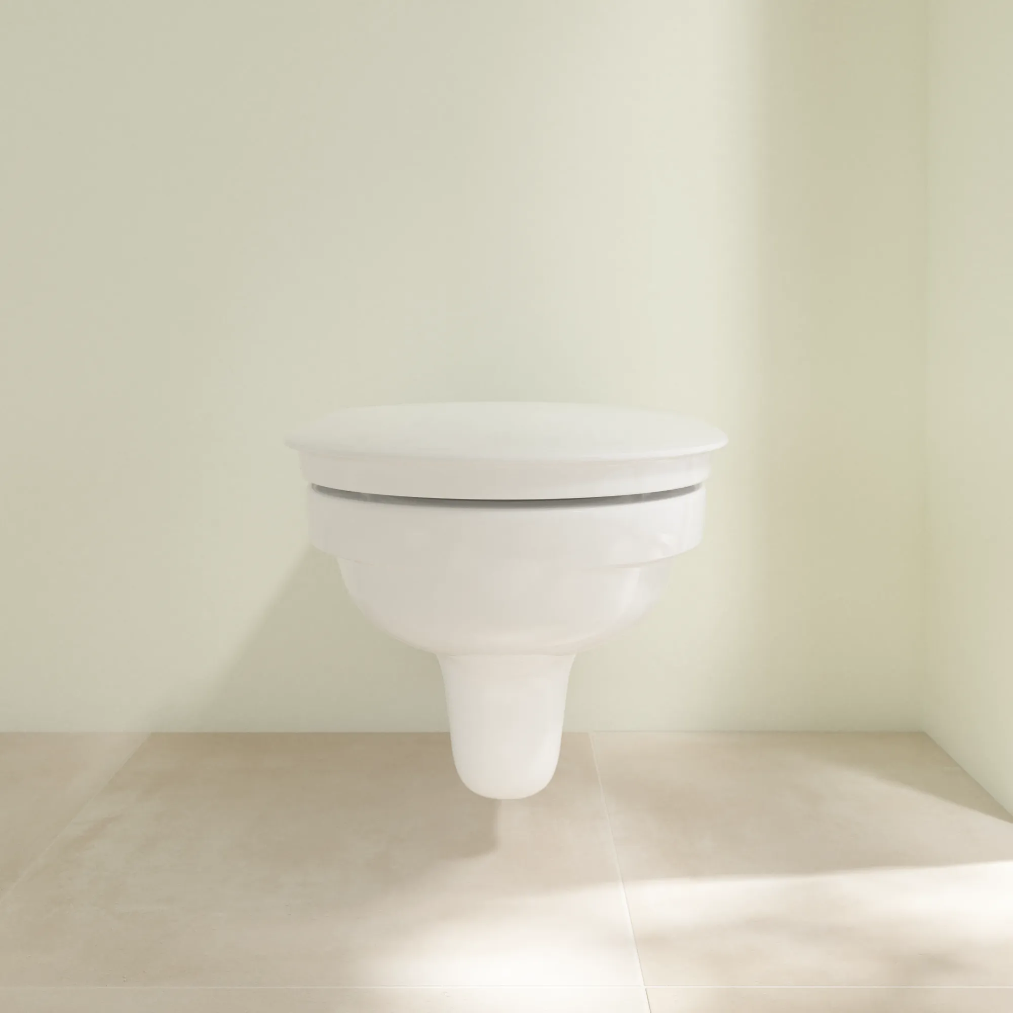 Wand-Tiefspül-WC Combi-Pack DirectFlush „ViCare“ mit Klappgriff „ViCare Funktion“ 36 × 34,4 × 70 cm ohne Spülrand