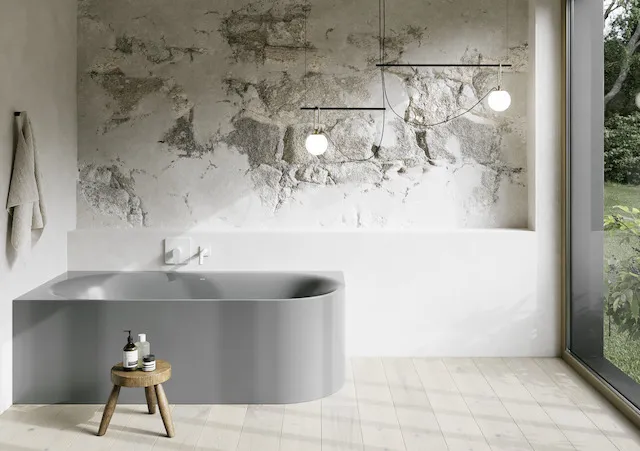 Bette BetteLux Oval IV Silhouette Badewanne, Eck, Sonderform, Hazel, 1950x950x450 mm, 2-Sitzer, glasierter Titan-Stahl Bette BetteLux Oval IV Silhouette Badewanne, Eck, Sonderform, Hazel, 1950x950x450 mm, 2-Sitzer, glasierter Titan-Stahl