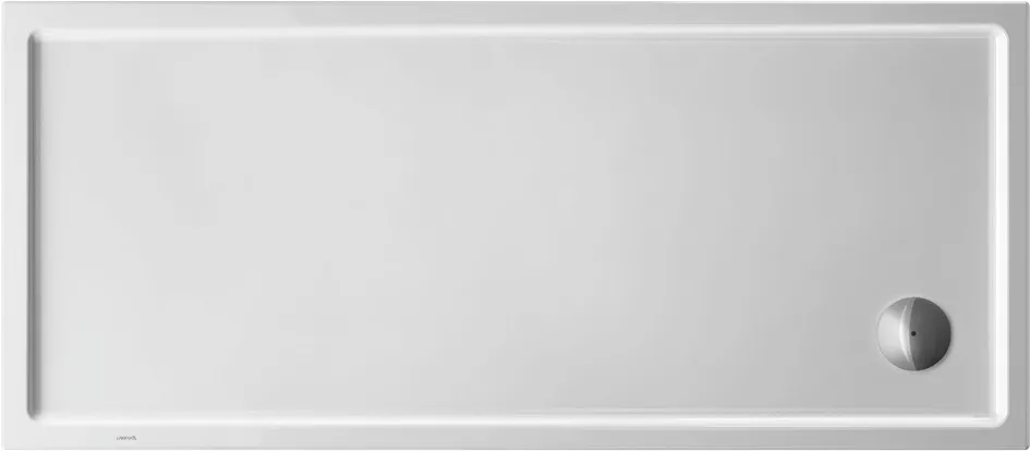 Duravit rechteck Duschwanne „Starck Slimline“ 160 × 70 cm mit Antislip