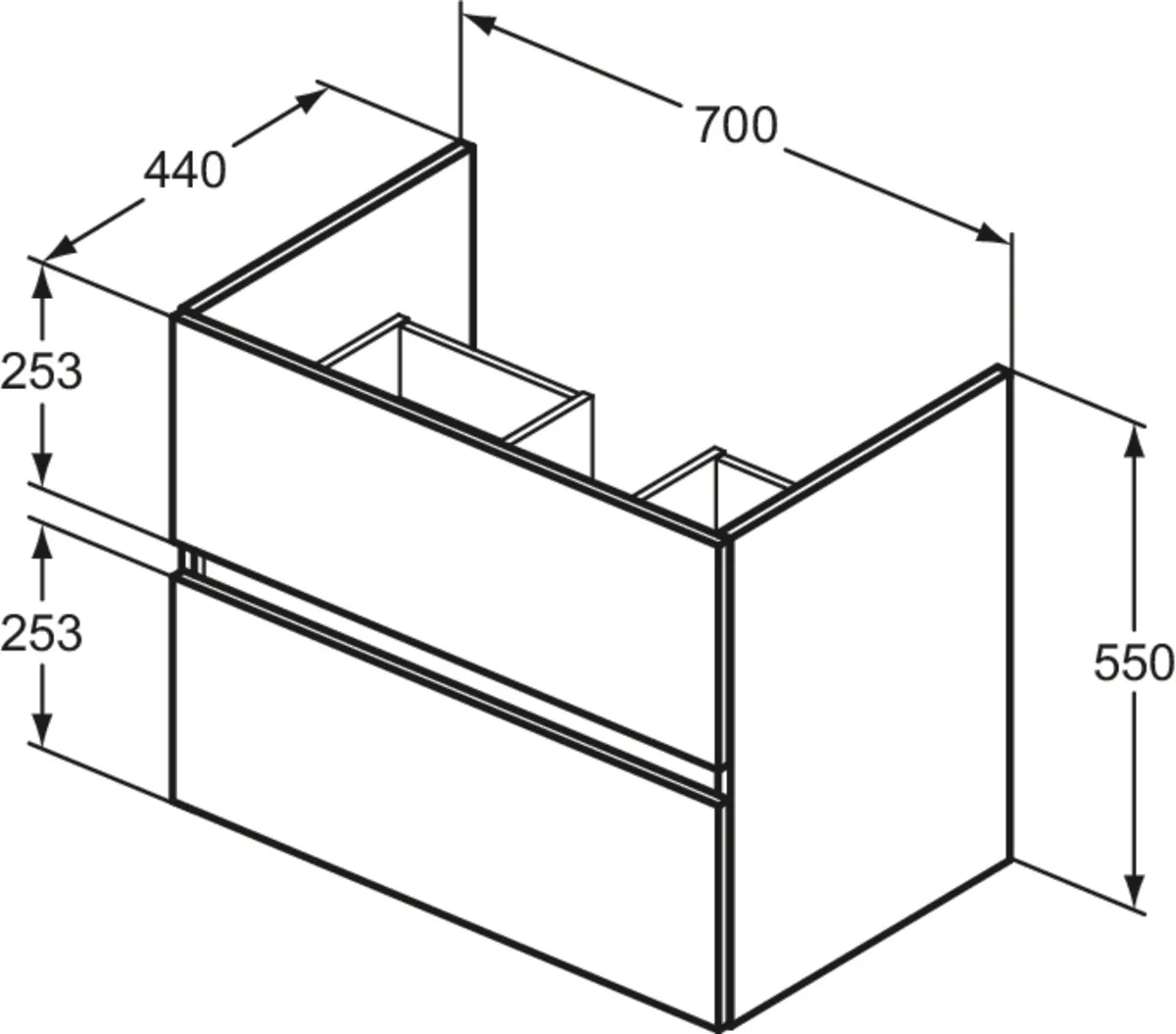 Möbelpaket Eurovit+ mit Waschtisch 71cm Weiß und Unterschrank 70cm 2 Auszüge Hochglanz grau lackiert Möbelpaket Eurovit+ mit Waschtisch 71cm Weiß und Unterschrank 70cm 2 Auszüge Hochglanz grau lackiert