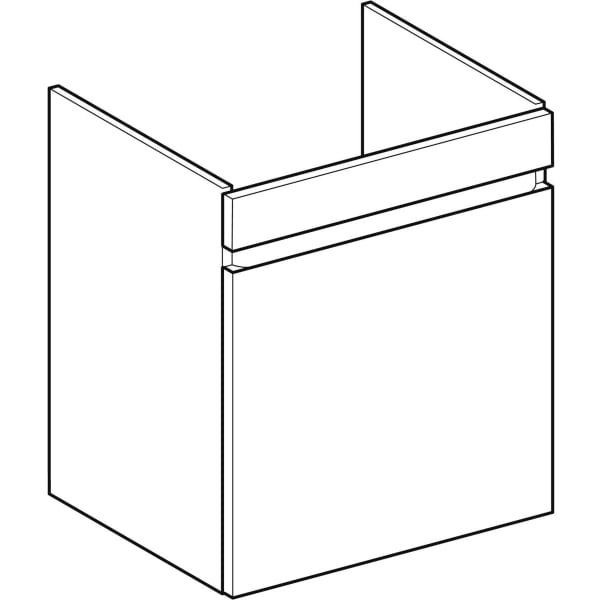 Geberit Waschtischunterschrank „Renova Plan“ weiß / lackiert hochglänzend Geberit Waschtischunterschrank „Renova Plan“ weiß / lackiert hochglänzend