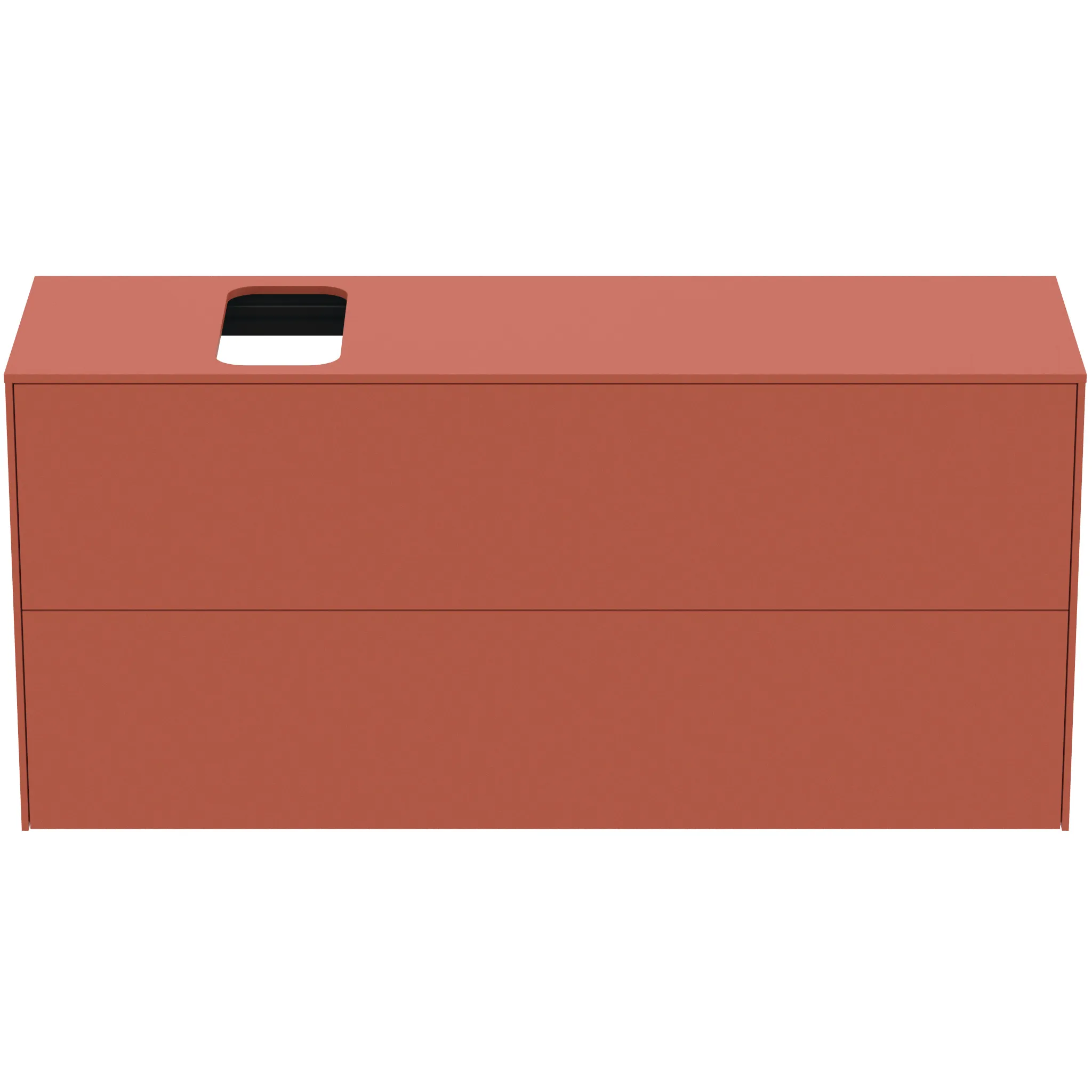Ideal Standard Waschtischunterschrank „Conca“ 120,2 × 55 × 37,3 cm Sunset matt lackiert Ideal Standard Waschtischunterschrank „Conca“ 120,2 × 55 × 37,3 cm Sunset matt lackiert
