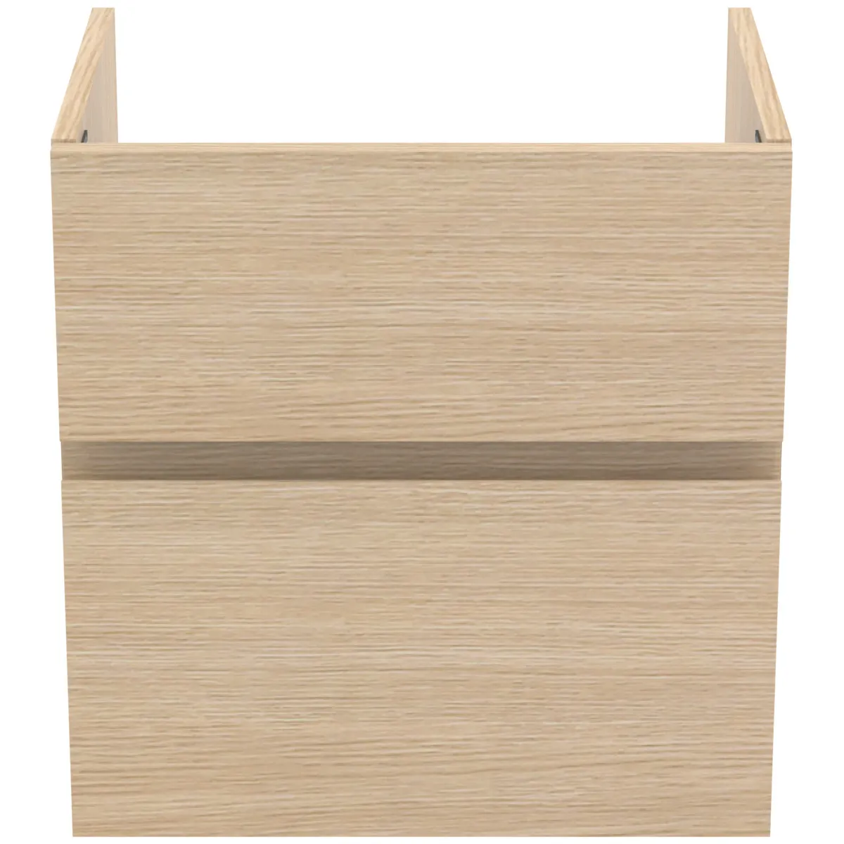 Ideal Standard Waschtischunterschrank Finesse 530x409x540mm 2 Auszüge Eiche weiß