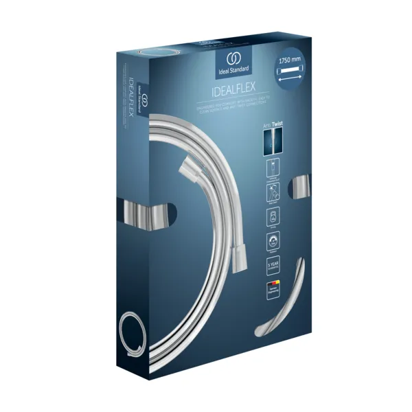 Brauseschlauch Idealrain Atelier 1750mm Idealflex Brushed Gold Brauseschlauch Idealrain Atelier 1750mm Idealflex Brushed Gold