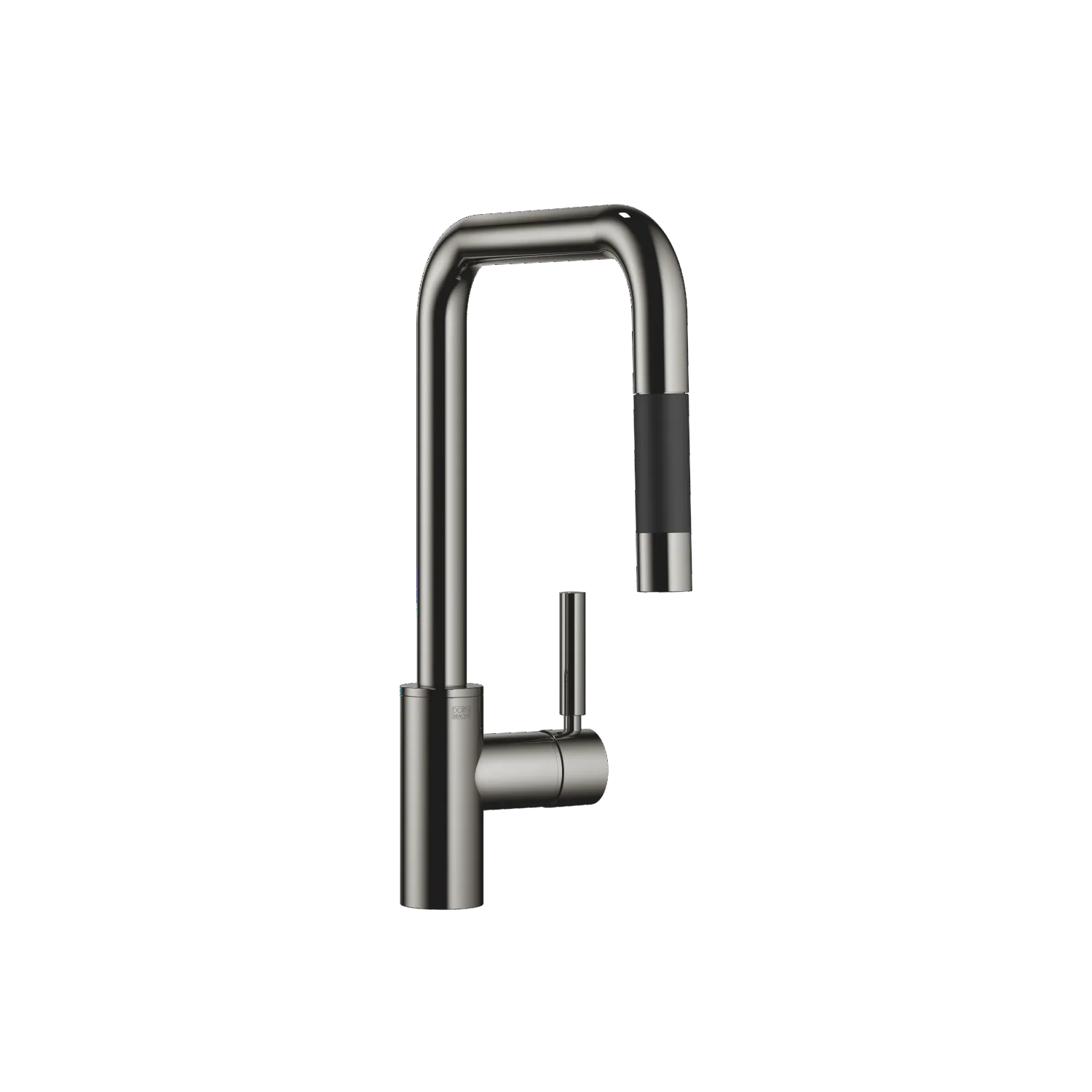 Dornbracht META SQUARE Einhebelmischer Pull-down mit Brausefunktion - Dark Chrome