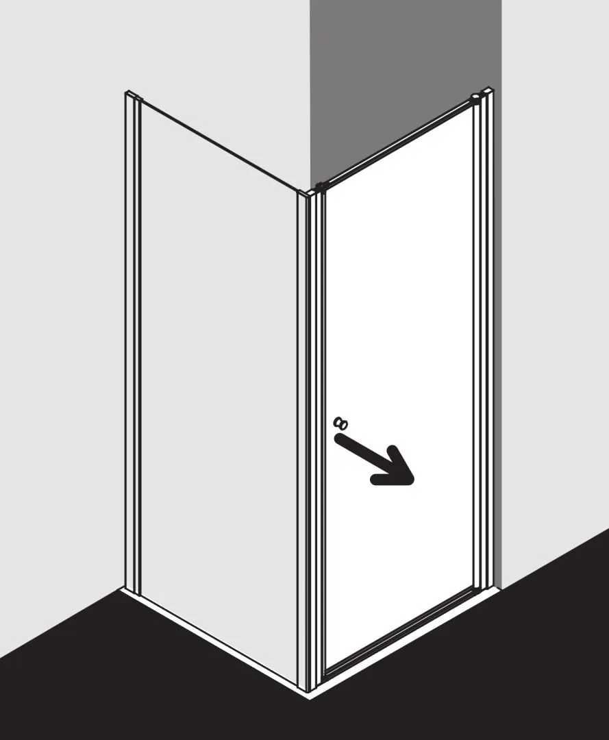 Kermi Duschdesign IBIZA 2000 Schwingtür Kermi Duschdesign IBIZA 2000 Schwingtür