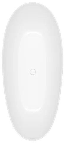 Villeroy & Boch Badewanne „Antao“ freistehend oval 170 × 75 cm in Stone White