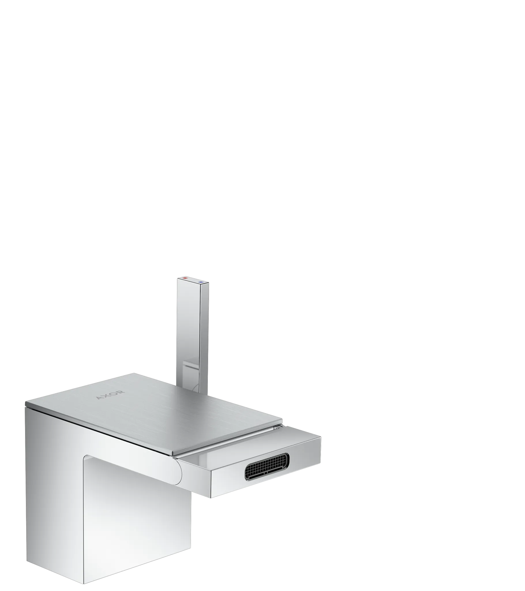 AXOR MyEdition Einhebel-Bidetmischer mit Push-Open Ablaufgarnitur ohne Platte Chrom AXOR MyEdition Einhebel-Bidetmischer mit Push-Open Ablaufgarnitur ohne Platte Chrom