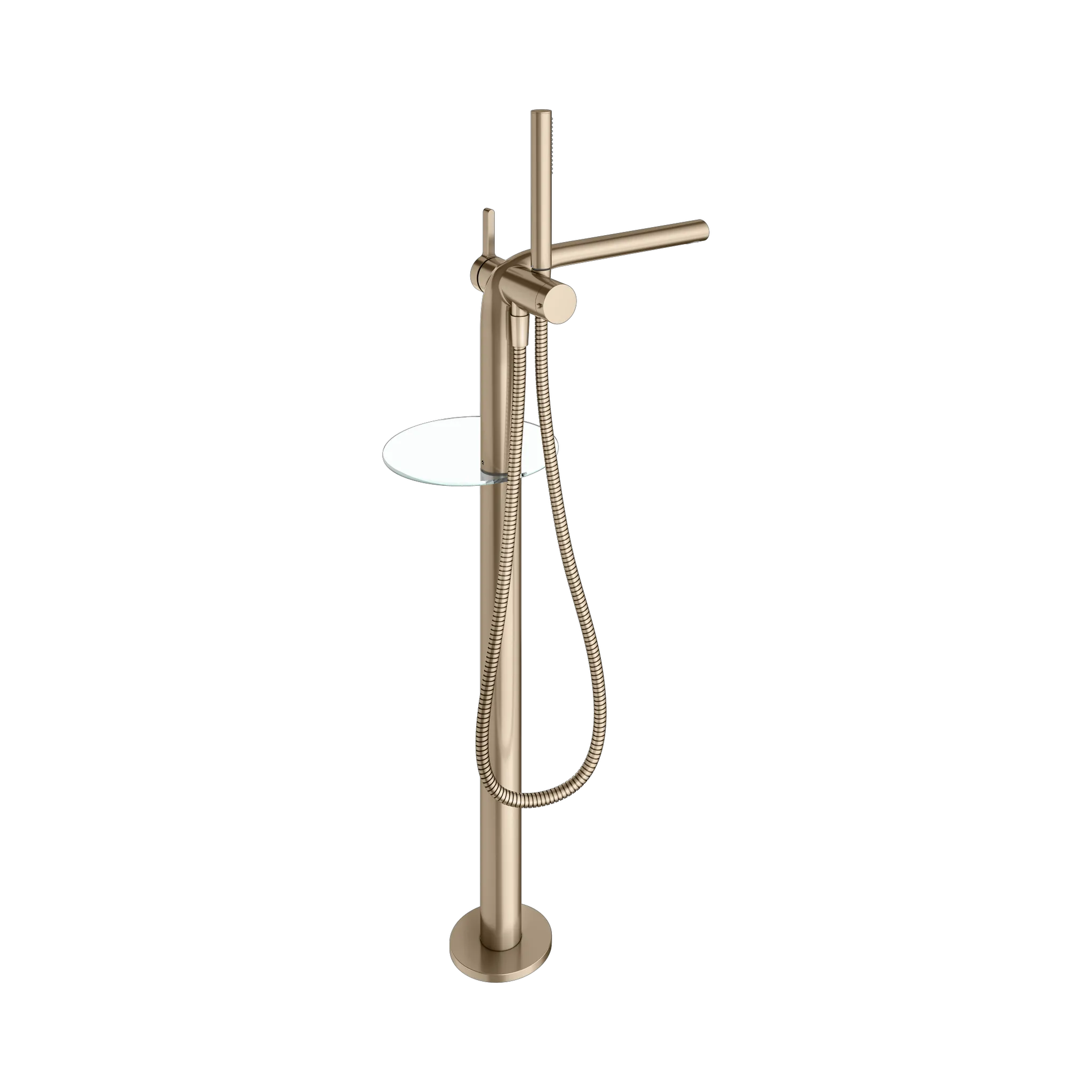 Edition 400 51527030100 Einhebel-Wannenmischer für freistehende Montage Bronze gebürstet
