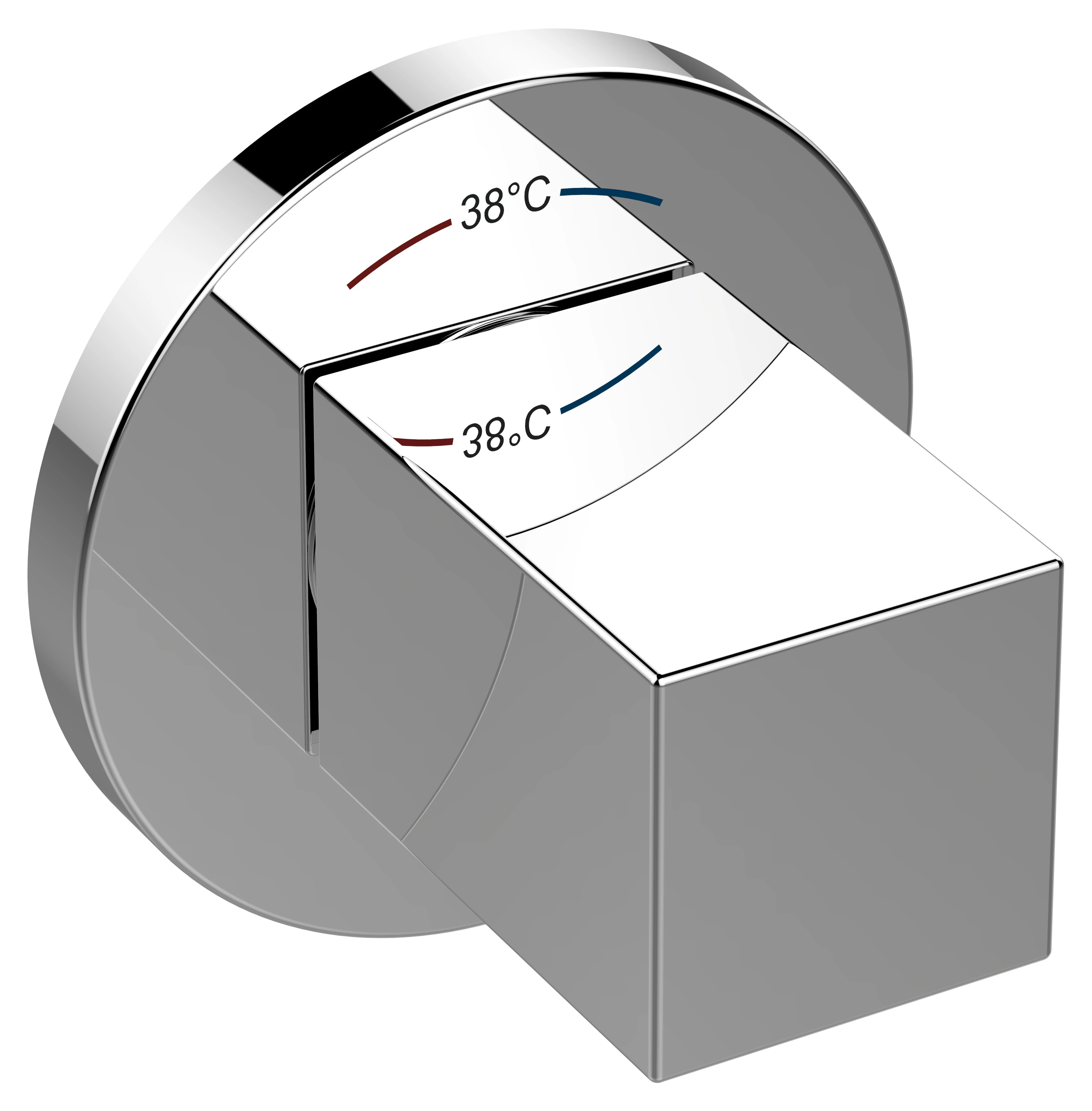 Edition 90 59053010001 Thermostatarmatur UP DN15 verchromt