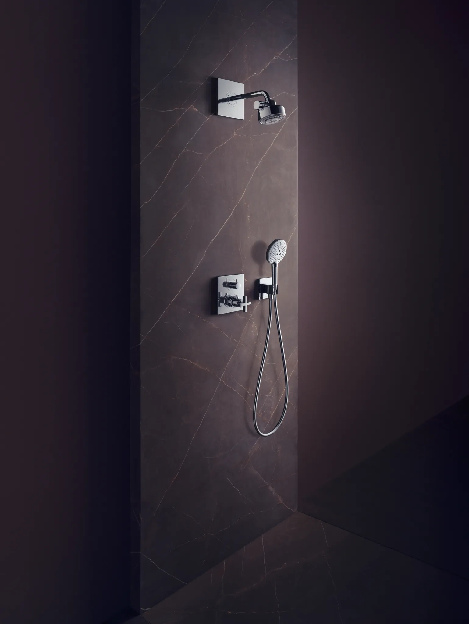 Thermostat UP Axor Citterio F-Set m.Absperr-u.Umstellvtl./Kreuzgriff chrom Thermostat UP Axor Citterio F-Set m.Absperr-u.Umstellvtl./Kreuzgriff chrom