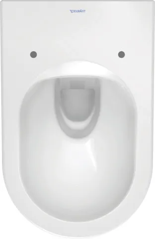 Duravit Wand-Tiefspül-WC inkl. WC-Sitz „ME by Starck“ 37,35 × 57 × 39,5 cm, Befestigung sichtbar