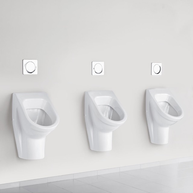 Urinal „Architectura“, Befestigung verdeckt, Zulauf verdeckt, ohne Zielobjekt 35,5 × 62 × 38,5 cm 