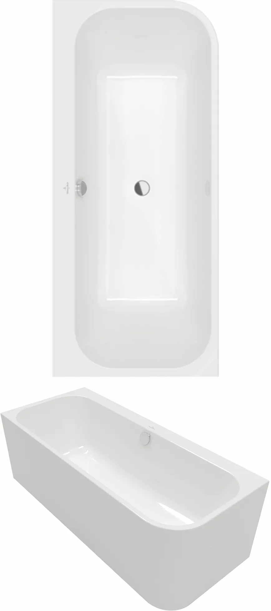Villeroy & Boch Badewanne „Architectura“ vorwand rechteck 170 × 75 cm, links in Weiß Alpin Villeroy & Boch Badewanne „Architectura“ vorwand rechteck 170 × 75 cm, links in Weiß Alpin