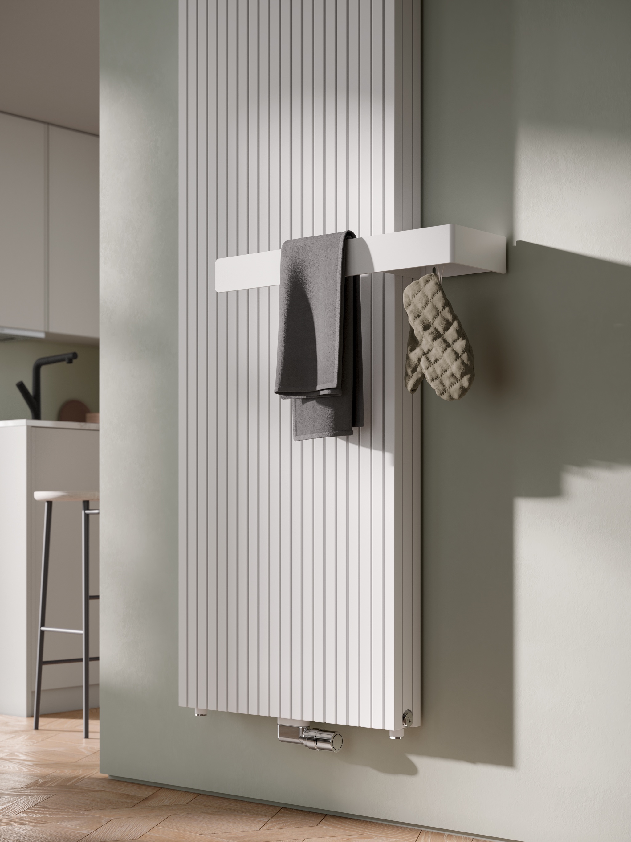 Kermi Design-Heizkörper „Decor-Arte® Pure“ horizontale Anordnung 60 × 29,5 cm in Weiß