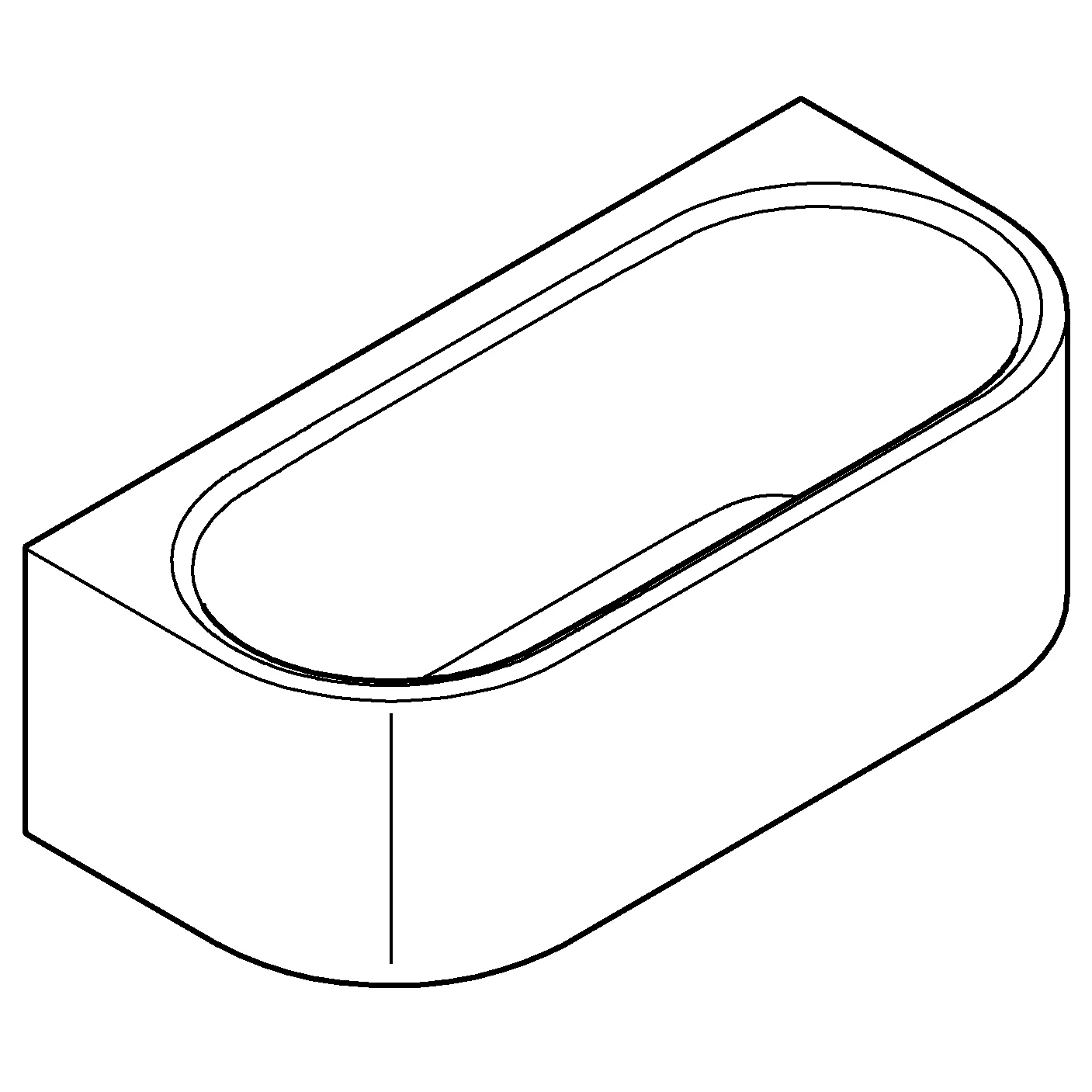 Grohe Essence Keramik Badewanne Vorwand 180 x 85 cm alpinweiß Grohe Essence Keramik Badewanne Vorwand 180 x 85 cm alpinweiß