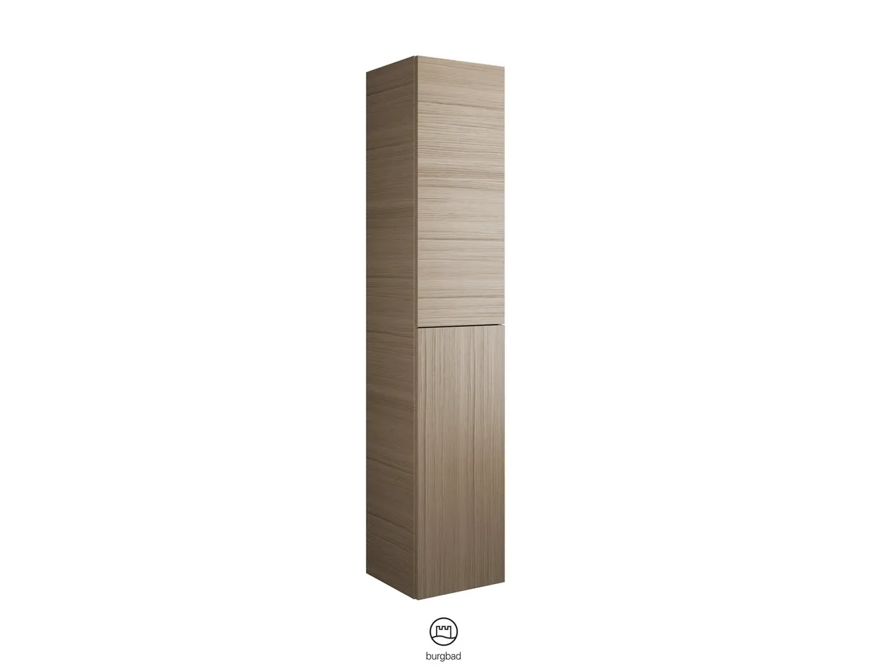 Hochschrank, 2 Türen mit Tip-On-Technik;2 Innenschubladen;4 Einlegeböden;1 fester Boden, Tiefe: 350 mm, Breite: 350 mm, Höhe: 1760 mm