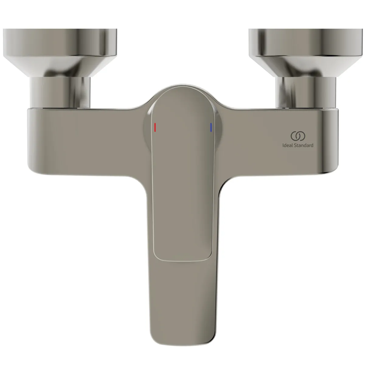 Ideal Standard Badearmatur Aufputz Connect Air, Ausladung 174mm, Silver Storm